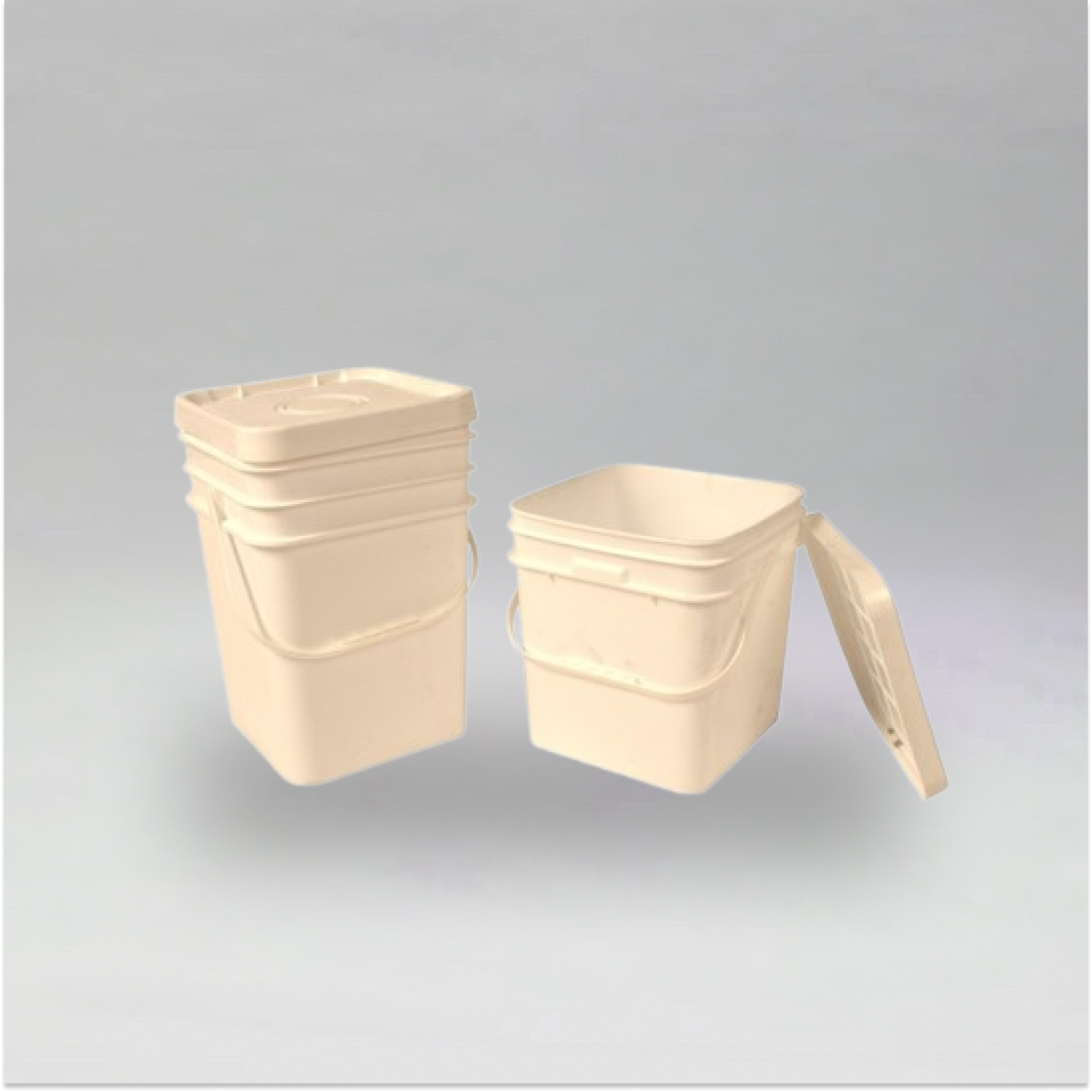 Square Pail & Lid 15L