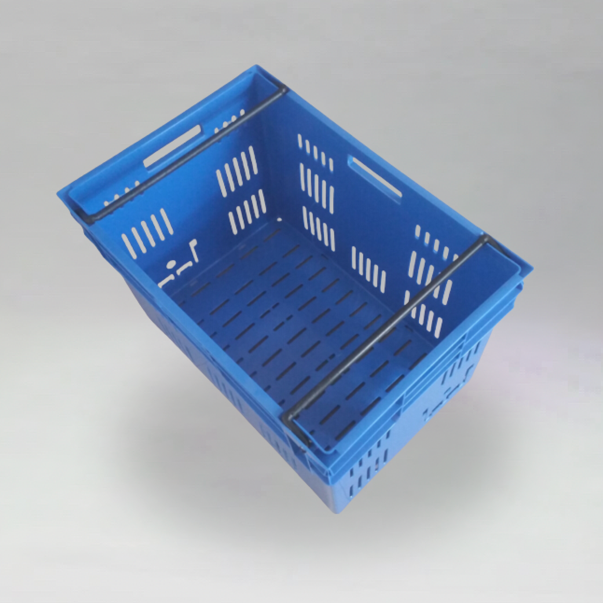 ProCrate 47 Swing Bar Nesting Produce Crate 47L.  ON SPECIAL 20% OFF THIS MONTH ONLY